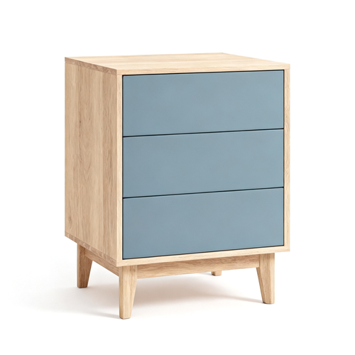 🍼 Create a Gentle Nursery Space — A Natural Wooden Bedside Cabinet Designed to Bring Warmth, Organization, and Calm Into Your Baby’s Everyday World
