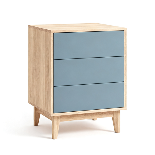🍼 Create a Gentle Nursery Space — A Natural Wooden Bedside Cabinet Designed to Bring Warmth, Organization, and Calm Into Your Baby’s Everyday World