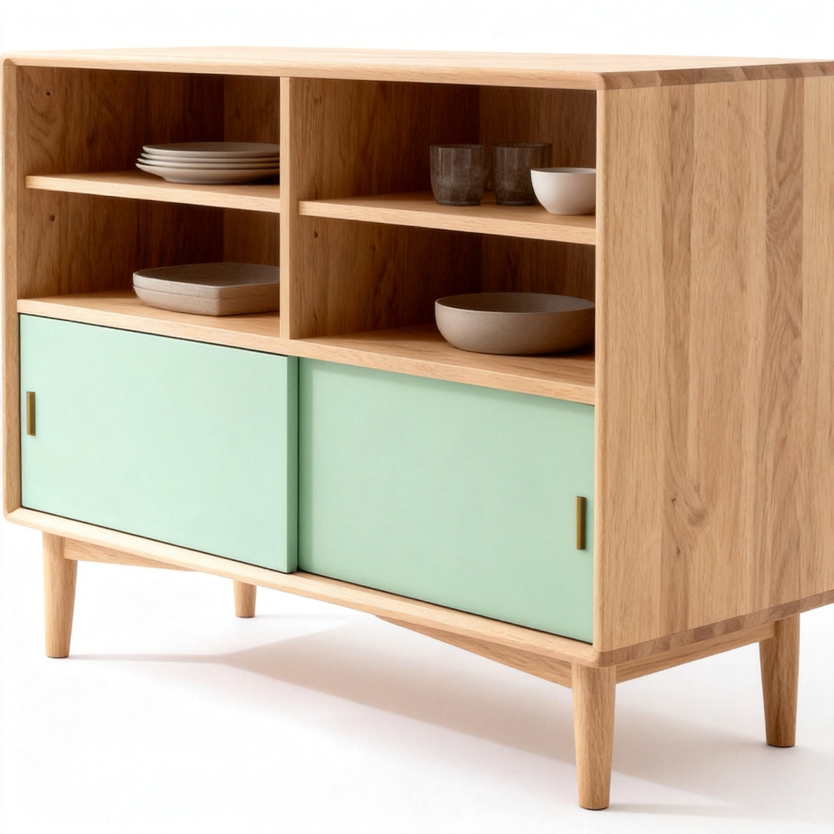 🕊A Smarter Way To Keep Your Space Beautiful — Minimalist Wooden Storage Cabinet Created To Bring Hidden Organization and Natural Warmth Into Modern Homes