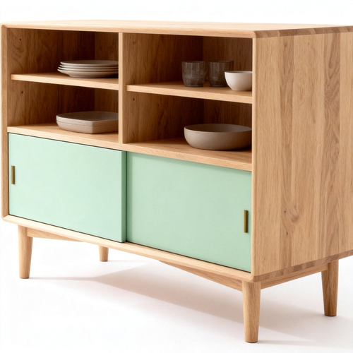 🕊A Smarter Way To Keep Your Space Beautiful — Minimalist Wooden Storage Cabinet Created To Bring Hidden Organization and Natural Warmth Into Modern Homes