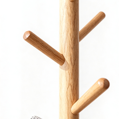 🌳 A Natural Touchpoint For Everyday Living — Sculptural Wooden Tree Coat Rack Designed To Keep Your Space Organized With Artistic Simplicity