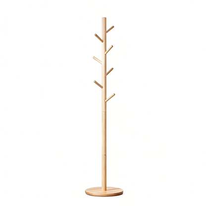 🌳 A Natural Touchpoint For Everyday Living — Sculptural Wooden Tree Coat Rack Designed To Keep Your Space Organized With Artistic Simplicity