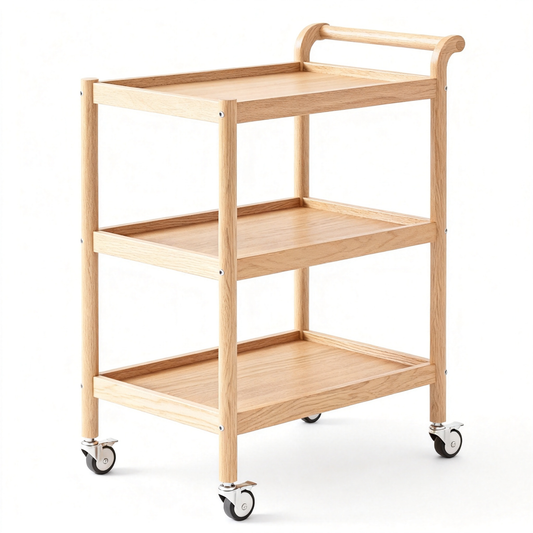 🛒 Effortless Organization Wherever You Need It — A Mobile Wooden Utility Cart Designed To Bring Flexibility, Function, and Modern Convenience Into Your Home