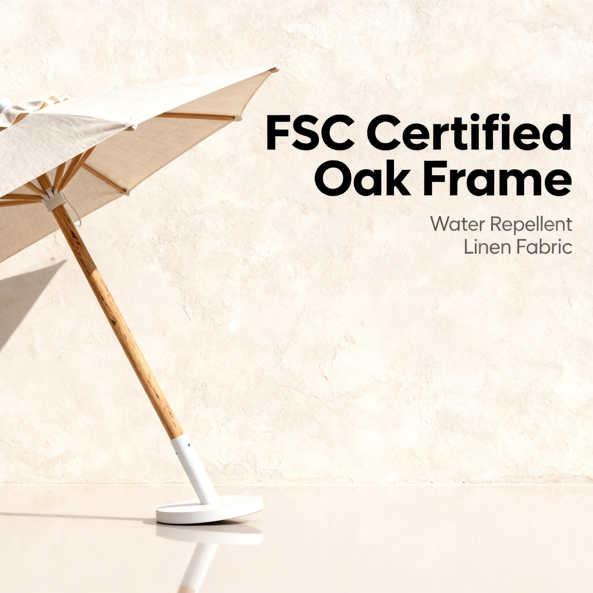 ☀️ Turn Outdoor Moments Into Everyday Escapes — A Linen Patio Umbrella Designed To Create Comfortable Shade With Natural Elegance and Relaxed Summer Style