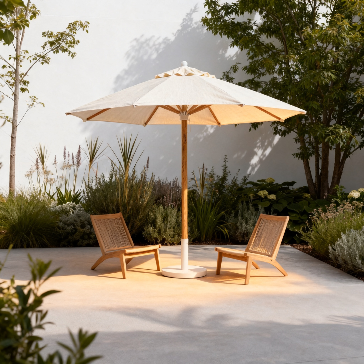 ☀️ Turn Outdoor Moments Into Everyday Escapes — A Linen Patio Umbrella Designed To Create Comfortable Shade With Natural Elegance and Relaxed Summer Style