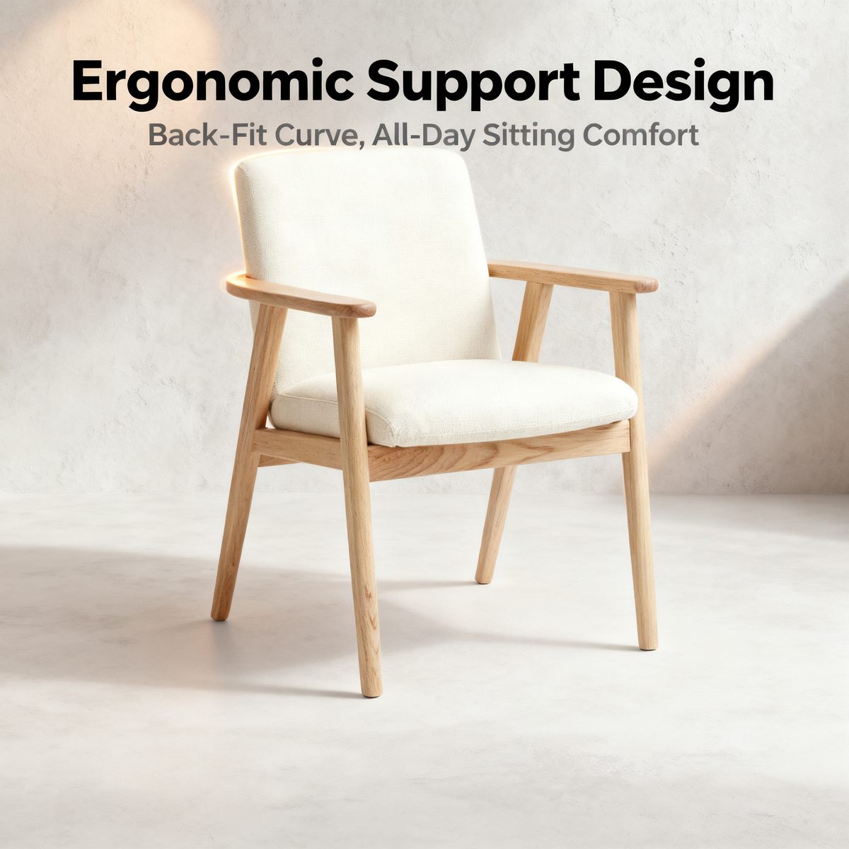 🌿 A Quiet Retreat Designed Around Your Comfort — A Scandinavian Solid Wood Lounge Chair Bringing Warmth, Balance, and Timeless Elegance Into Modern Homes