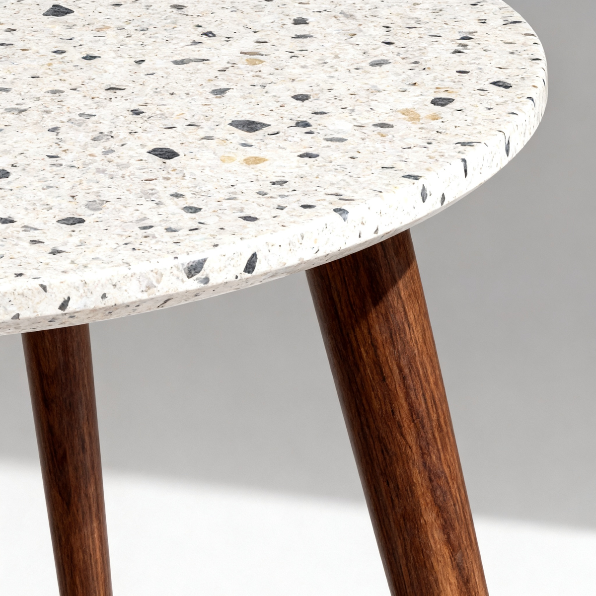 🪨 Where Natural Texture Meets Modern Dining — A Round Terrazzo Table Designed To Become The Heart Of Meaningful Gatherings and Contemporary Home Spaces