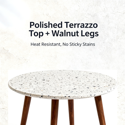 🪨 Where Natural Texture Meets Modern Dining — A Round Terrazzo Table Designed To Become The Heart Of Meaningful Gatherings and Contemporary Home Spaces
