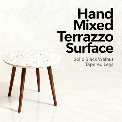 🪨 Where Natural Texture Meets Modern Dining — A Round Terrazzo Table Designed To Become The Heart Of Meaningful Gatherings and Contemporary Home Spaces