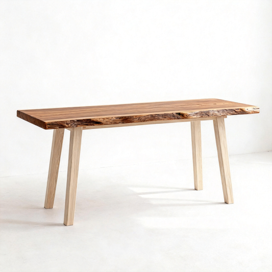 🪵 Live Edge Wooden Dining Table — A One-of-A-Kind Natural Centerpiece Crafted To Bring People Together Around Authentic Beauty