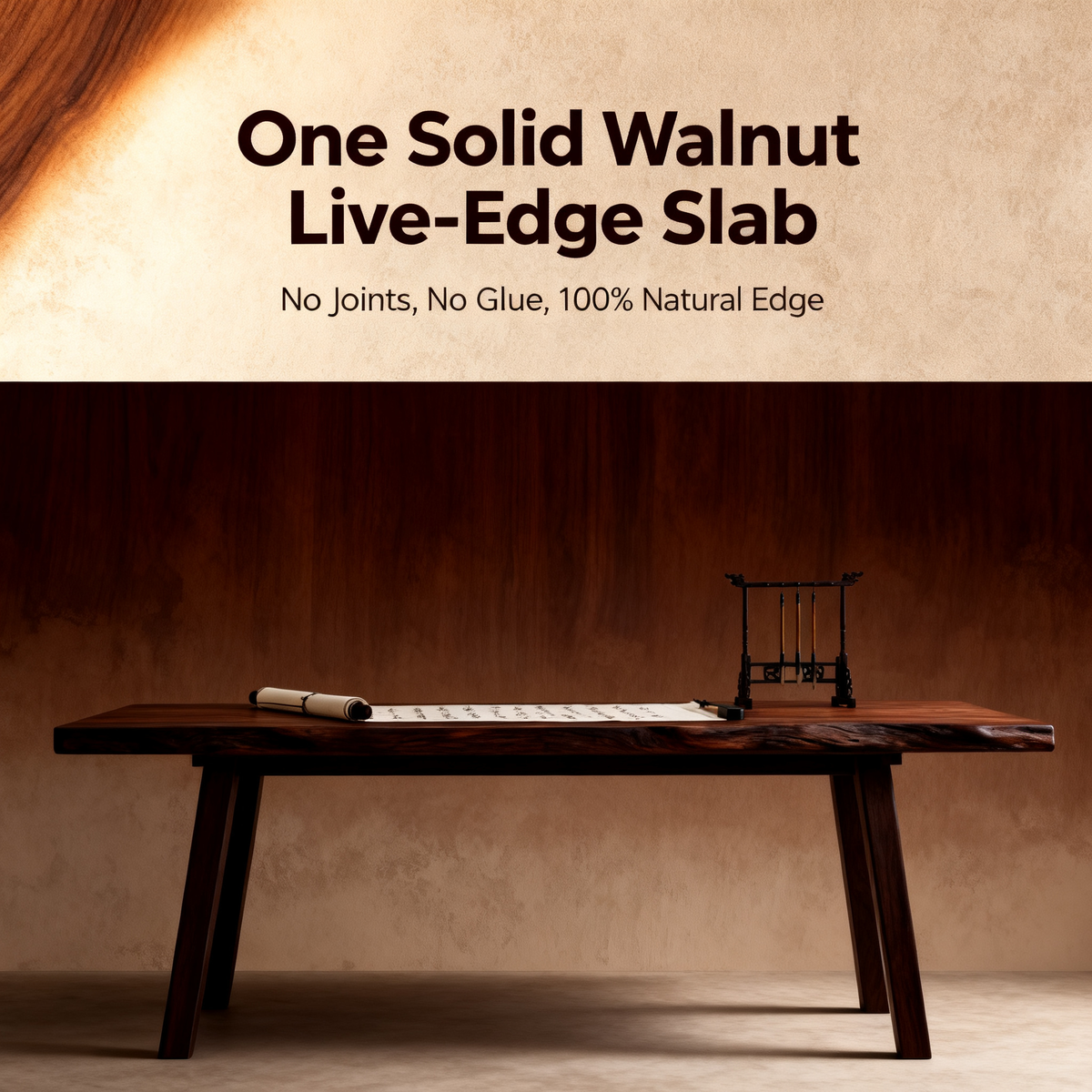 🪵 Live Edge Wooden Dining Table — A One-of-A-Kind Natural Centerpiece Crafted To Bring People Together Around Authentic Beauty
