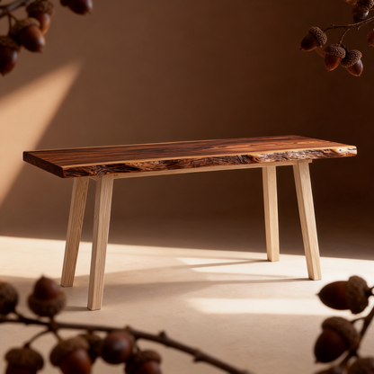 🪵 Live Edge Wooden Dining Table — A One-of-A-Kind Natural Centerpiece Crafted To Bring People Together Around Authentic Beauty
