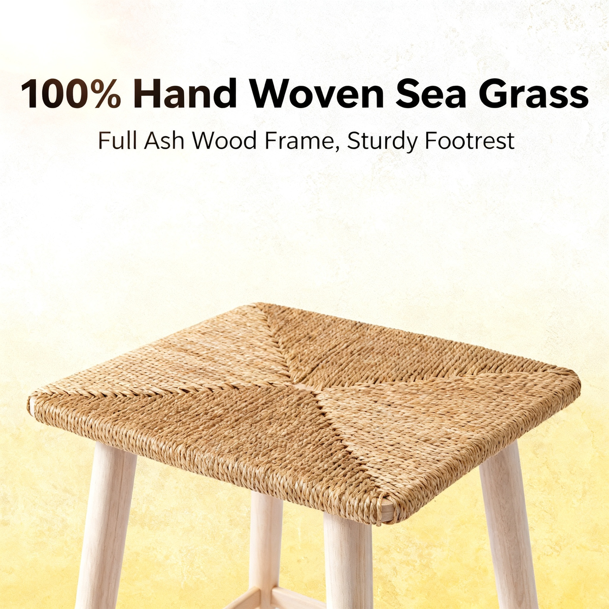 🌾 Woven Rattan Bar Stool — A Natural Handcrafted Seating Piece Designed To Add Warmth, Texture, and Relaxed Elegance To Your Kitchen Space