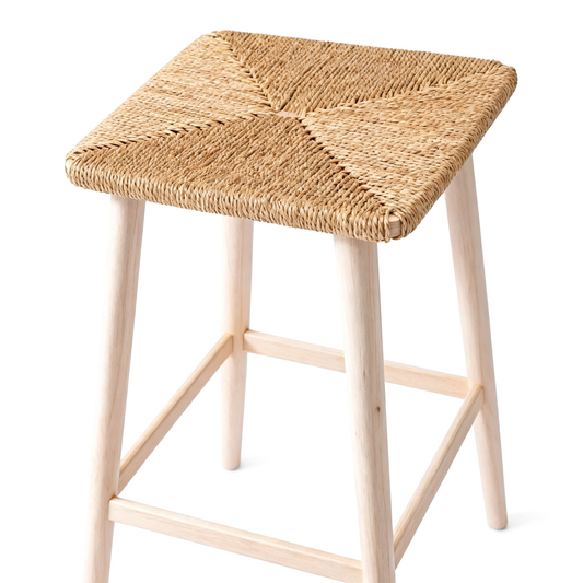 🌾 Woven Rattan Bar Stool — A Natural Handcrafted Seating Piece Designed To Add Warmth, Texture, and Relaxed Elegance To Your Kitchen Space