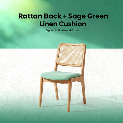Woven Rattan Dining Chair — A Natural Statement Seat Bringing Handcrafted Texture, Everyday Comfort, and Timeless Organic Style To Your Dining Space