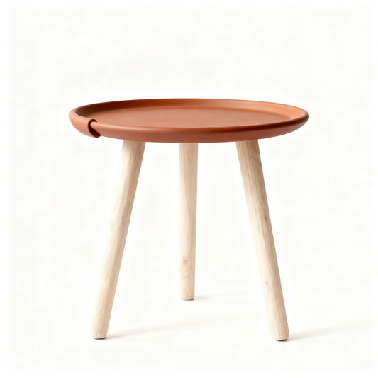 ☕ Round Tray Side Table — A Functional Art Piece Designed To Add Warmth, Convenience, and Modern Elegance To Every Corner Of Your Home