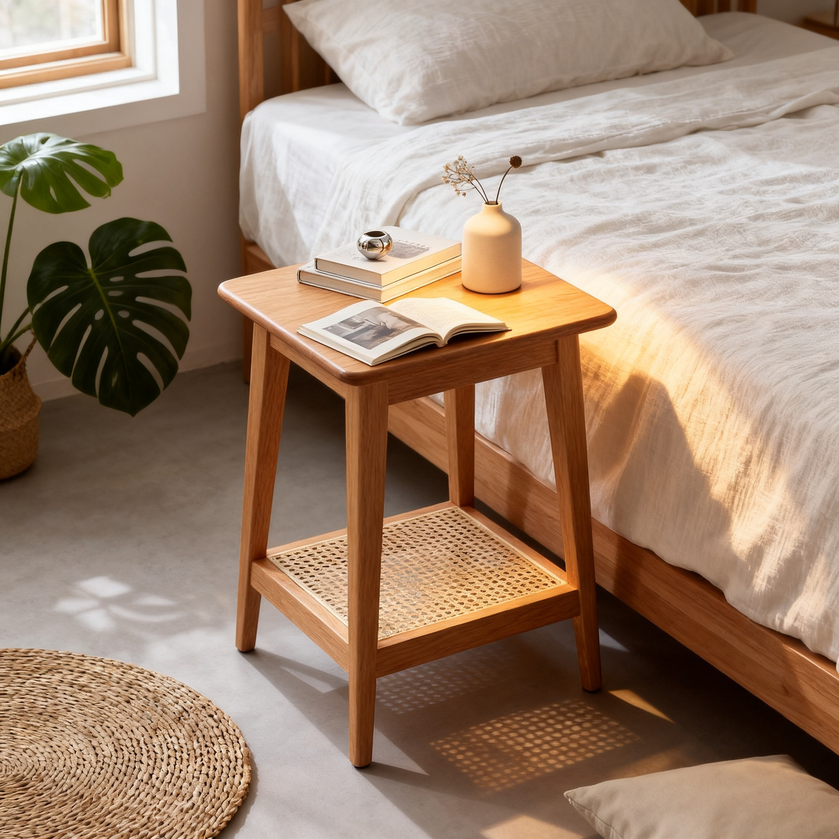 🪵 A Small Piece With A Big Presence — A Handcrafted Solid Wood Stool Blending Scandinavian Simplicity, Natural Texture, and Everyday Functionality