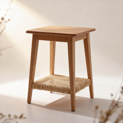 🪵 A Small Piece With A Big Presence — A Handcrafted Solid Wood Stool Blending Scandinavian Simplicity, Natural Texture, and Everyday Functionality