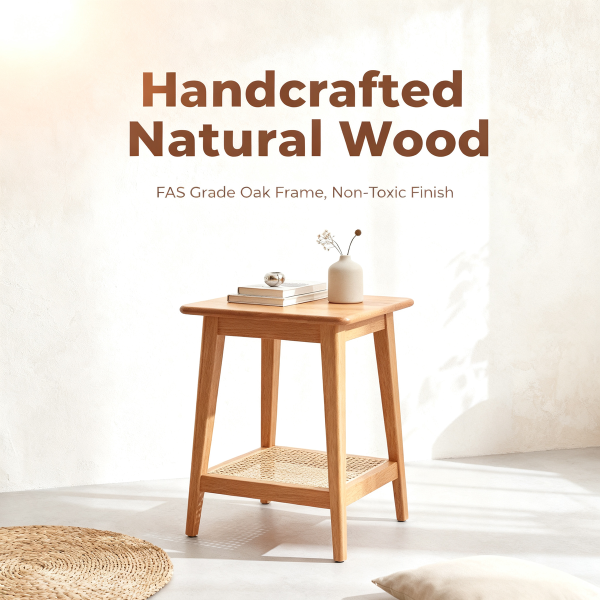 🪵 A Small Piece With A Big Presence — A Handcrafted Solid Wood Stool Blending Scandinavian Simplicity, Natural Texture, and Everyday Functionality