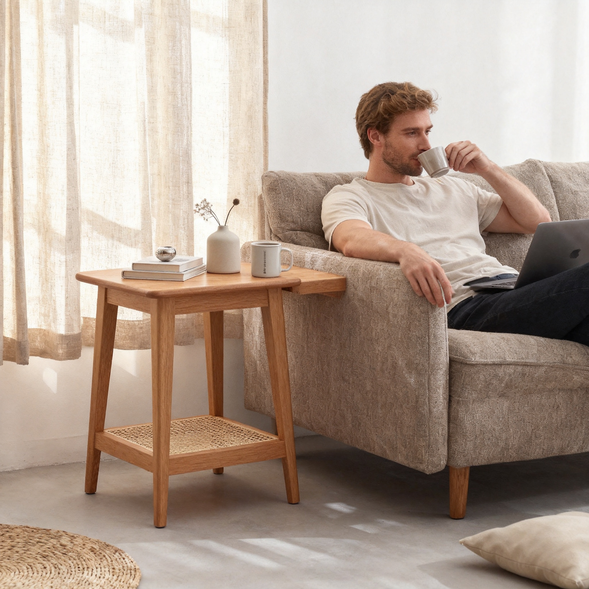 🪵 A Small Piece With A Big Presence — A Handcrafted Solid Wood Stool Blending Scandinavian Simplicity, Natural Texture, and Everyday Functionality