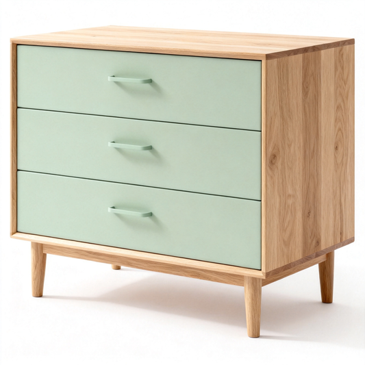 🤍 Minimalist Oak Media Console — A Timeless Storage Design Bringing Natural Warmth, Clean Organization, and Quiet Luxury Into Modern Homes