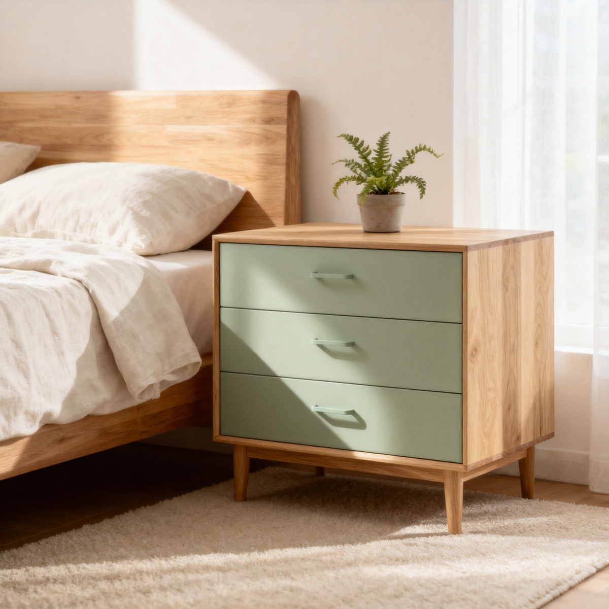 🤍 Minimalist Oak Media Console — A Timeless Storage Design Bringing Natural Warmth, Clean Organization, and Quiet Luxury Into Modern Homes