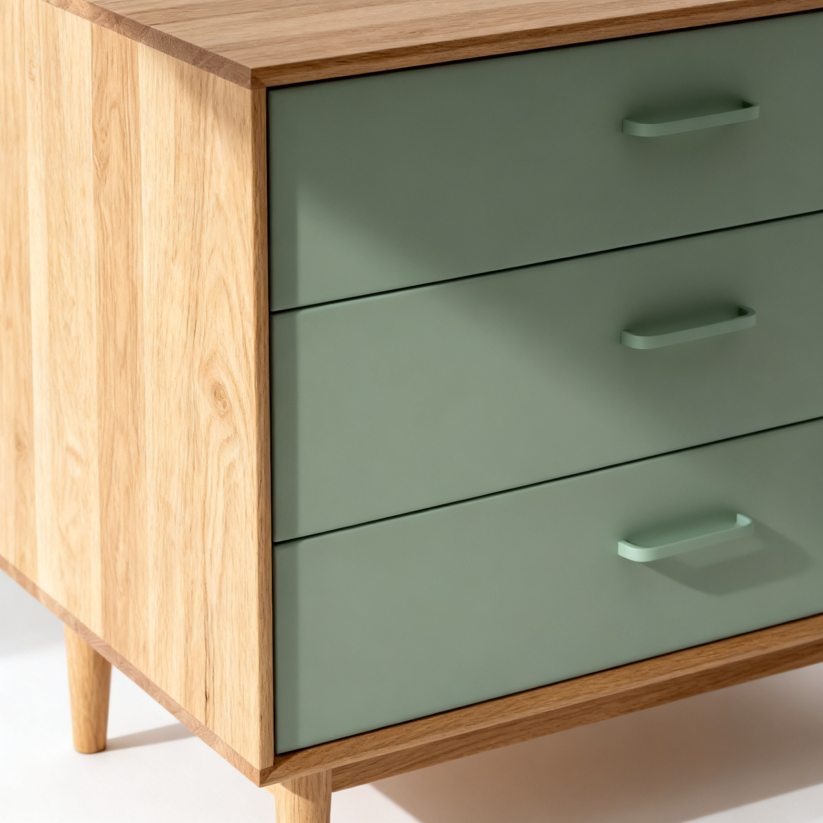 🤍 Minimalist Oak Media Console — A Timeless Storage Design Bringing Natural Warmth, Clean Organization, and Quiet Luxury Into Modern Homes