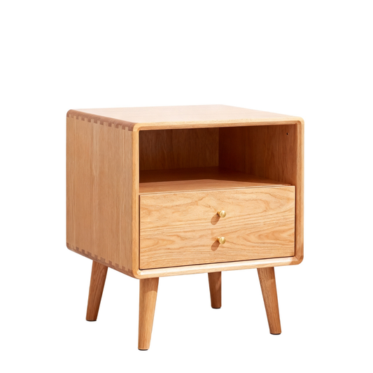 🌙 A Gentle Companion Beside Your Bed — A Minimalist Solid Wood Nightstand Designed To Bring Warmth, Storage, and Quiet Elegance Into Your Bedroom
