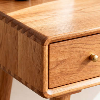 ✨ A Personal Beauty Corner Inspired By Slow Living — A Scandinavian Solid Wood Vanity Table Designed To Bring Elegance, Organization, and Everyday Luxury Into Your Morning Rituals