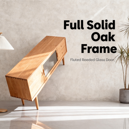 📺 A Calm Centerpiece For Modern Living — A Scandinavian Solid Wood TV Cabinet Designed To Organize Your Space With Natural Beauty, Smart Storage, and Timeless Style