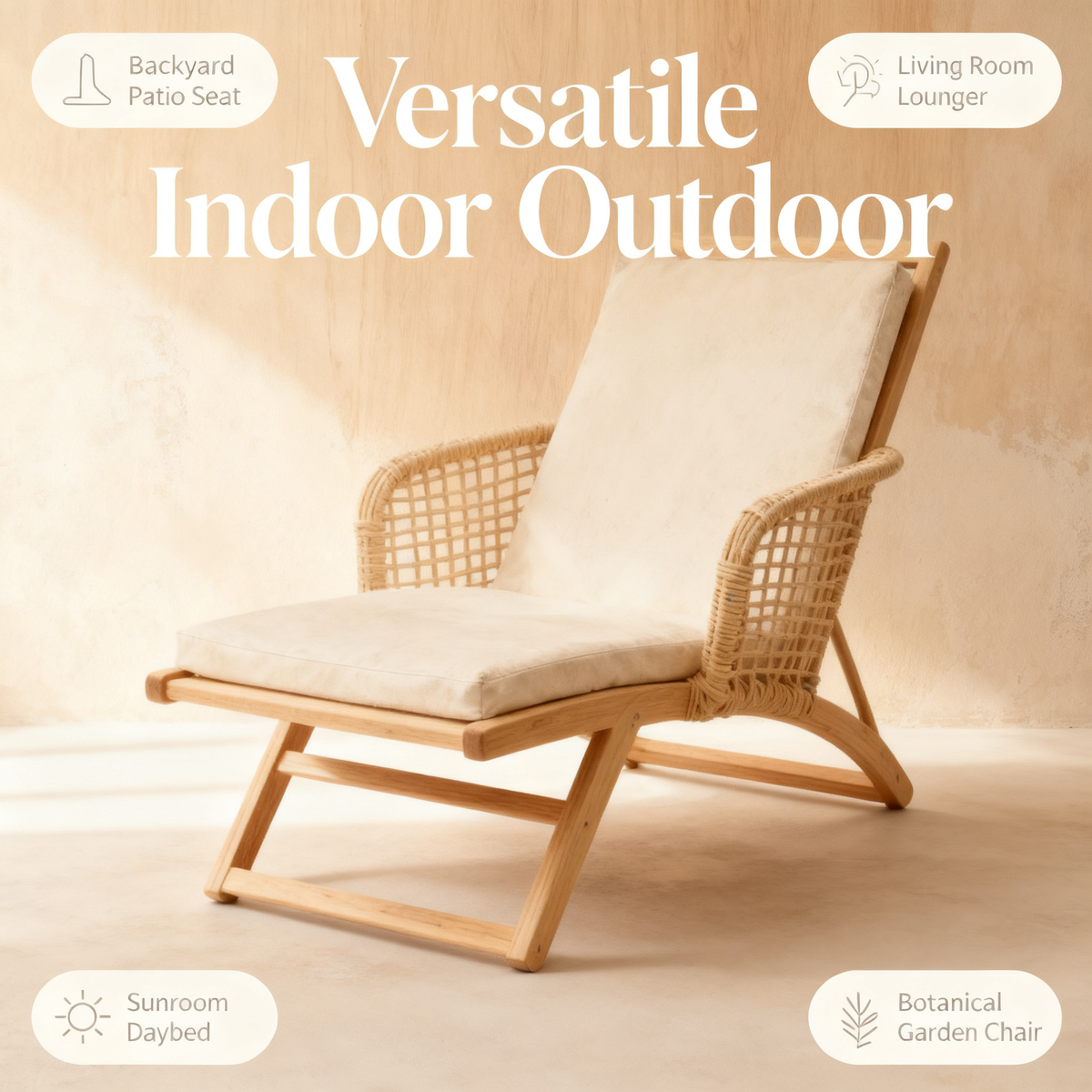 🌿 A Private Moment Of Comfort In Your Home — A Scandinavian Solid Wood Recliner Designed For Deep Relaxation, Natural Beauty, and Peaceful Everyday Living